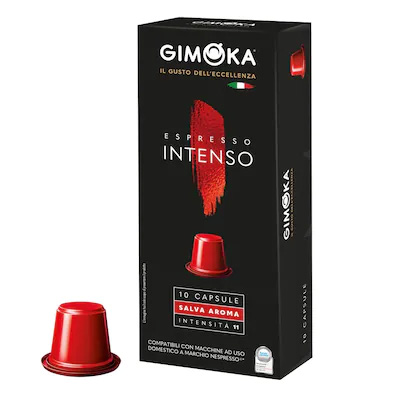 Gimoka Intenso - 10 κάψουλες συμβατές με Nespresso